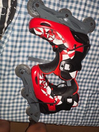 Patines línea niño, rojos
