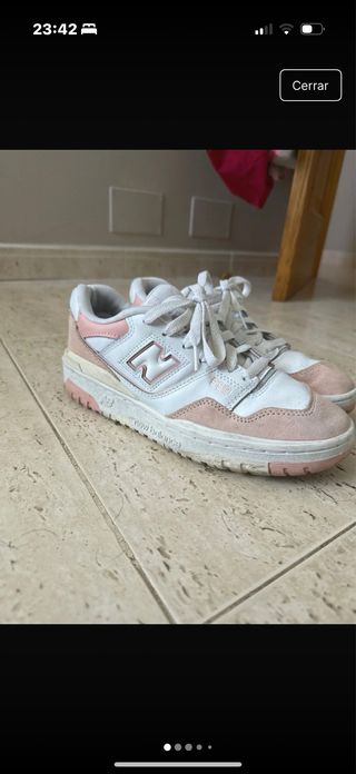 New Balance 550 - Rosa y Blancas