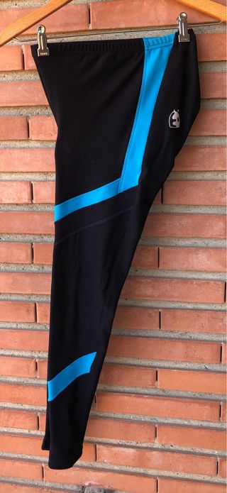 Mallas ciclismo negra y azul Etxeondo.Nuevo