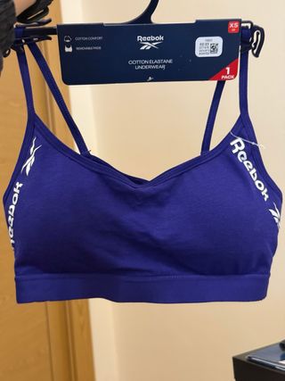 Sujetador Reebok azul - XS