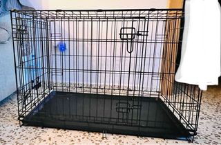 Jaula para perro pequeña - Negra