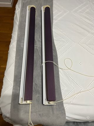 Estores noche y día - Púrpuras