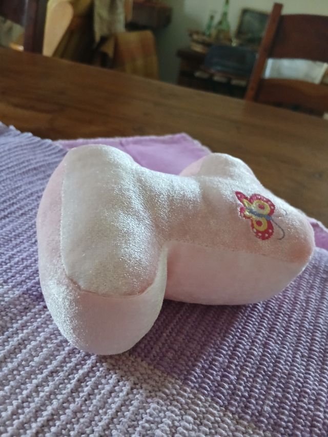 Peluche numero 1 rosa