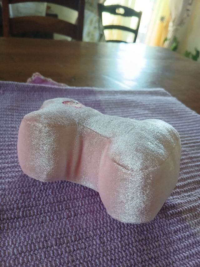 Peluche numero 1 rosa