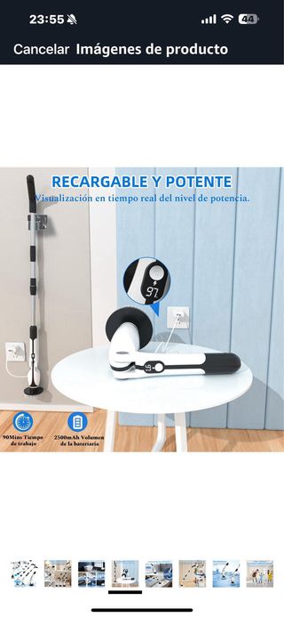 Cepillo Limpieza Eléctrico 360º solo usado una vez
