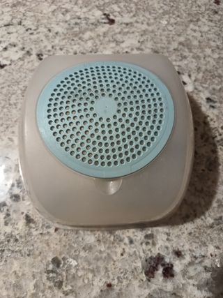 Portaformaggio Tapperware azzurro