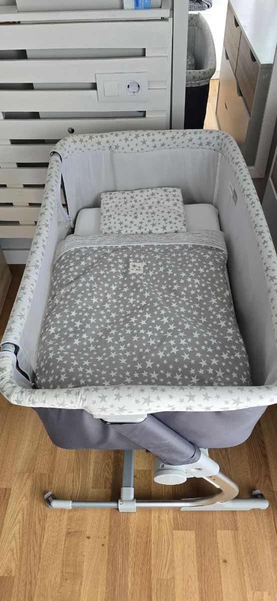 Cuna colecho bebé - gris