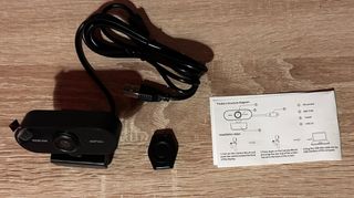 Webcam HD Full USB2.0 con micrófono plug&play