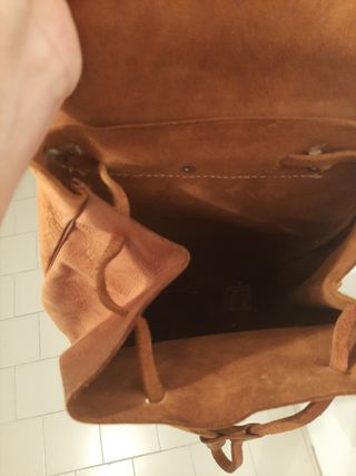 Mochila Couro Marrom - Montaria