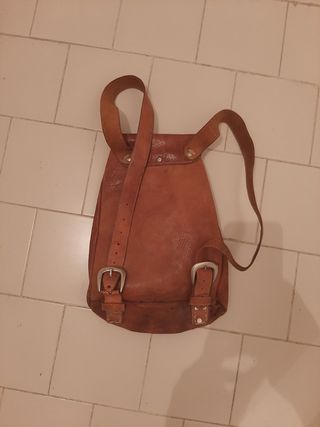 Mochila Couro Marrom - Montaria