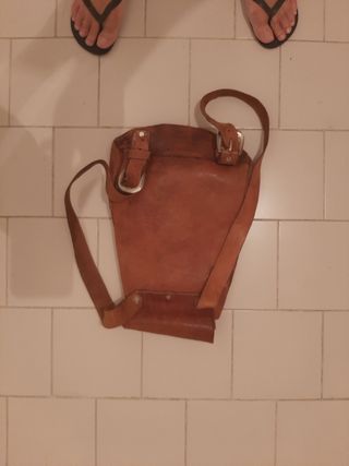 Mochila Couro Marrom - Montaria