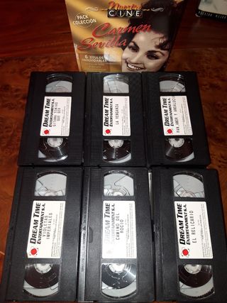 Pack Peliculas VHS Carmen Sevilla & Sara Montiel