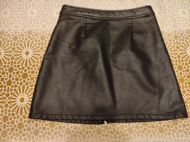 Falda polipiel talla 36