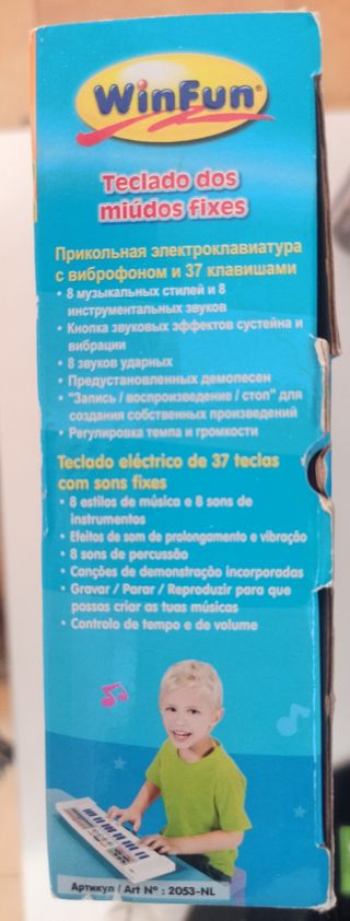 Piano Infantil Nuevo WinFun de 37 teclas