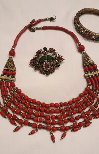 Joyas vintage: Pendientes y broche