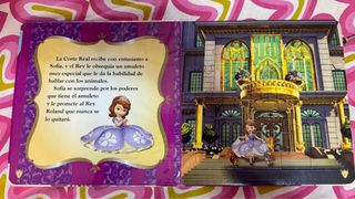 libro y puzzle de princesa Sofía Disney
