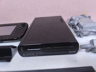 Wii U negra - consola completa.
