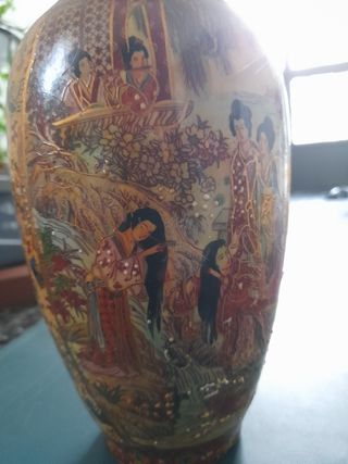 Vaso decorato stile giapponese