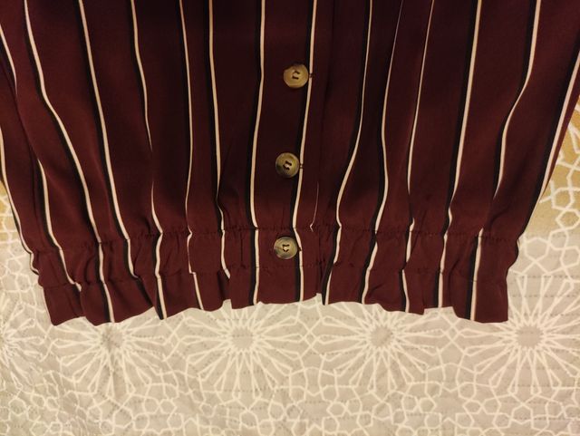 Falda cintura elástica pull and bear, M