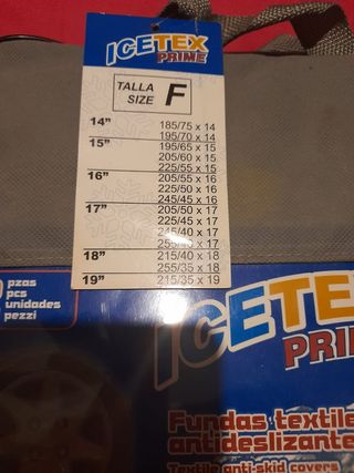 Cadenas Nieve Icetex Prime - Talla F