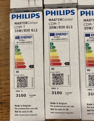 Lâmpada tubular Mastercolour cdm-t 35w/830 Philips