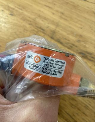 Adaptador horizontal gás Galp Type 511 Propano But