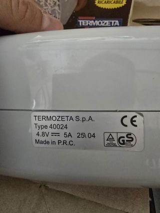 Grattugia elettrica Termozeta Ricaricabile