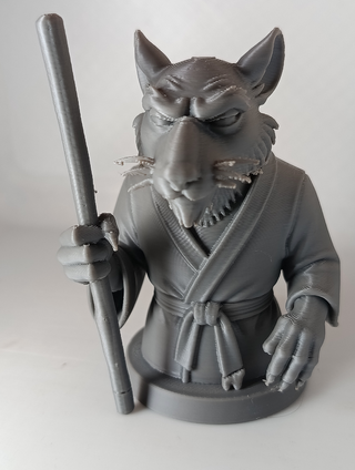 Maestro Splinter resina 3D – Tartarughe Ninja, fig