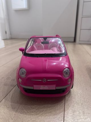 Auto Barbie Fiat 500 rosa