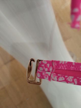 Bikini rosa estampado