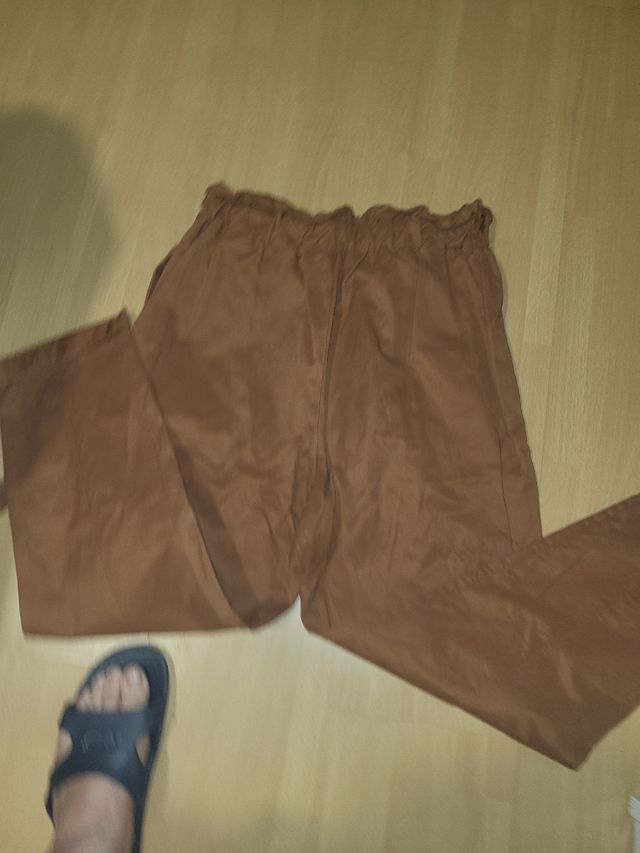 Pantalón marrón mujer M
