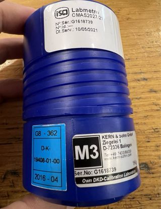 Peso Calibração 1kg - Kern Sohn