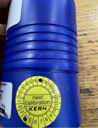 Peso Calibração 1kg - Kern Sohn