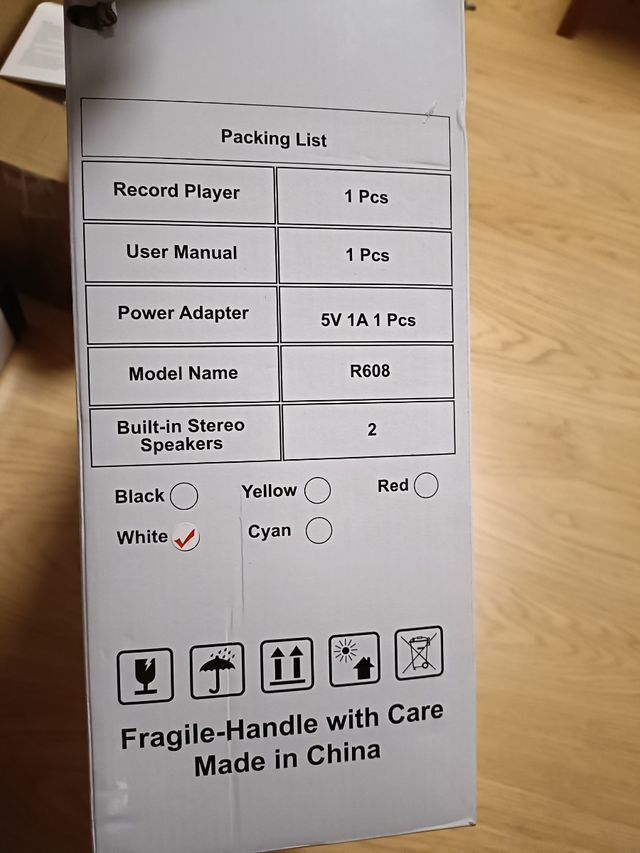 Tocadiscos After - Altoparlante integrato