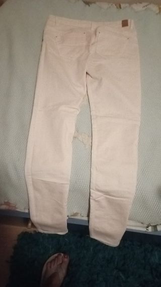 Pantalones Stradivarius rosa talla M