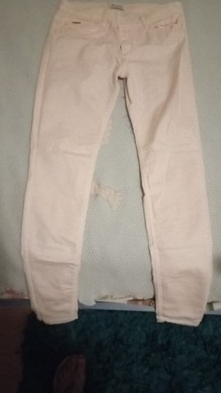 Pantalones Stradivarius rosa talla M