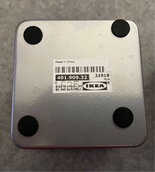 Portalápices IKEA metálico gris - 2uds