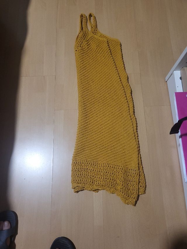 Vestido veraniego mostaza talla M