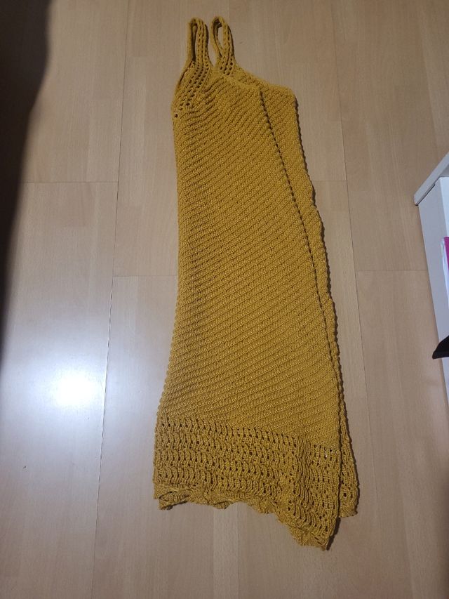 Vestido veraniego mostaza talla M