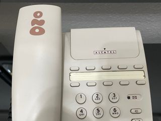 Teléfono de mesa Alcatel antiguo vintage