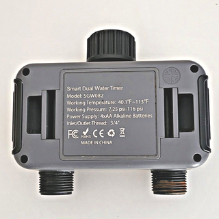 Programador automático de riego Zigbee dos salidas