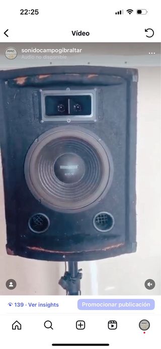 Equipo sonido Mackie, Peavey, Musicson y JB System