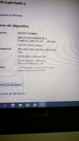 Portátil ASUS AMD A9 7ª Gen último precio 
