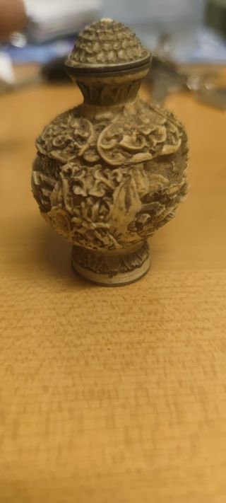 Botella china tallada - Arte asiático