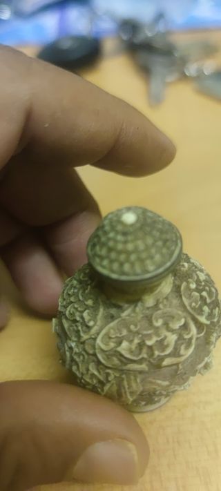 Botella china tallada - Arte asiático