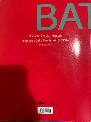 Llengua catalana i literatura 1 BAT