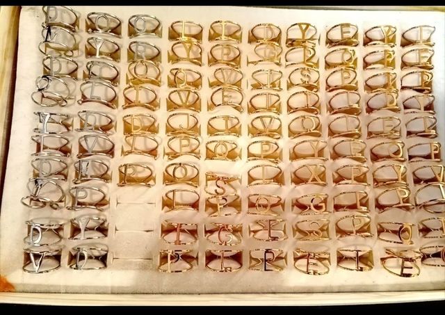 Gran lote Anillos Acero última rebaja