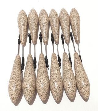 12 Plomos pesca grapas, urfes, anzuelos, linterna