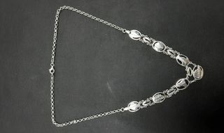 gargantilla plata 925mm 25cm