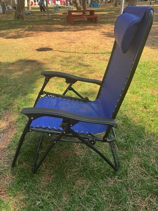 Hamaca Plegable Azul para Jardín